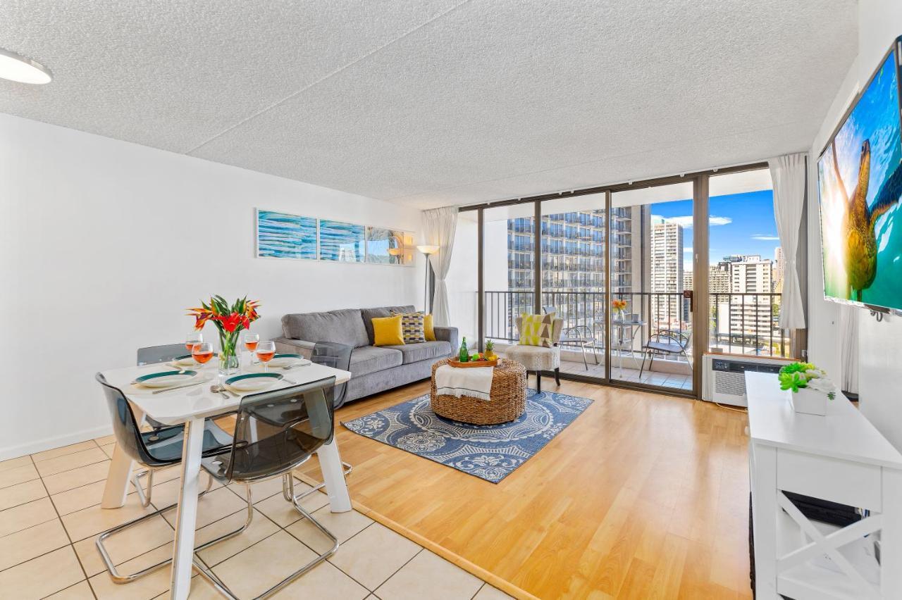 Aloha Getaway, Ocean View Condo Near Waikiki Beach With Free Parking Гонолулу Экстерьер фото