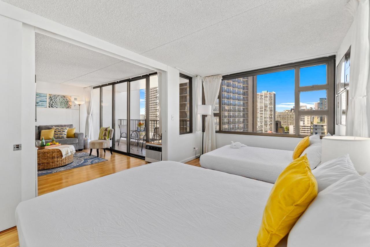 Aloha Getaway, Ocean View Condo Near Waikiki Beach With Free Parking Гонолулу Экстерьер фото