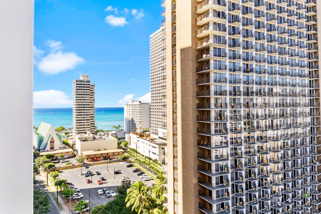 Aloha Getaway, Ocean View Condo Near Waikiki Beach With Free Parking Гонолулу Экстерьер фото