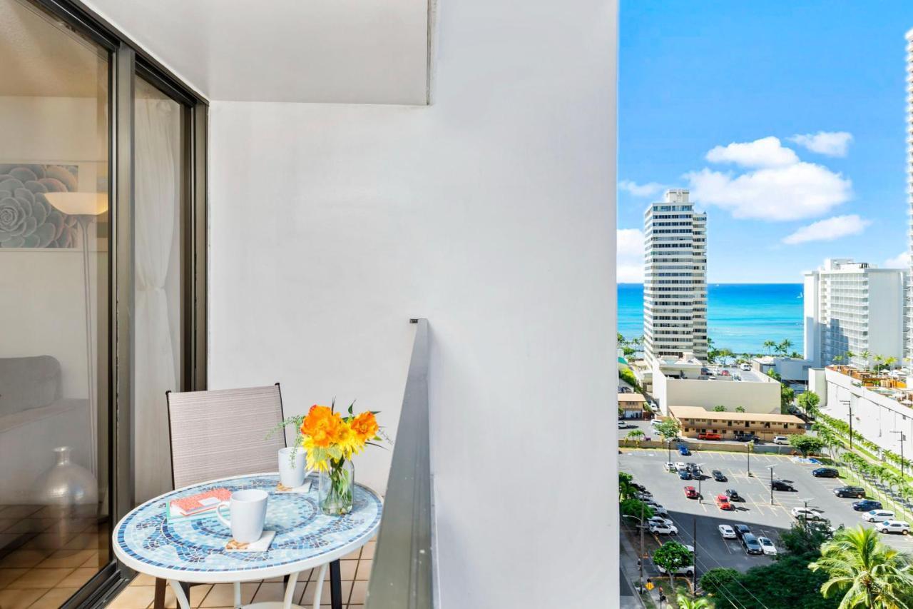 Aloha Getaway, Ocean View Condo Near Waikiki Beach With Free Parking Гонолулу Экстерьер фото